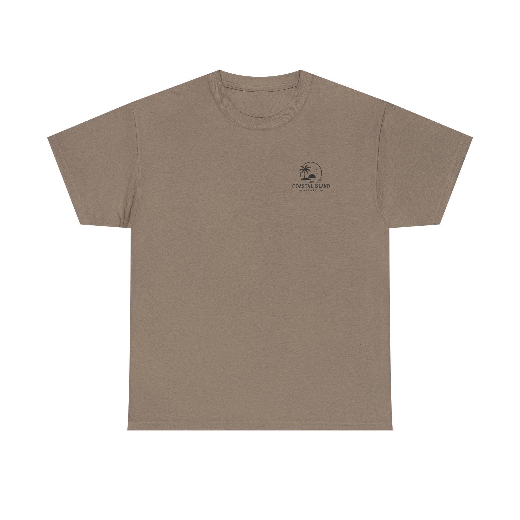 Coastal Island Vintage Car Sunset T-Shirt | Beach Palm Graphic Tee