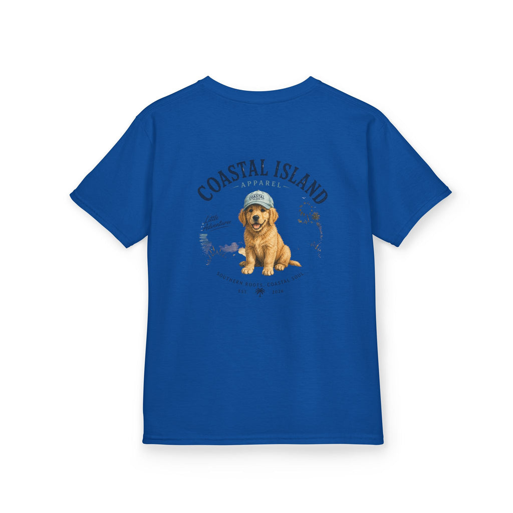 Kids T-Shirt — Coastal Island Puppies Graphic Tee