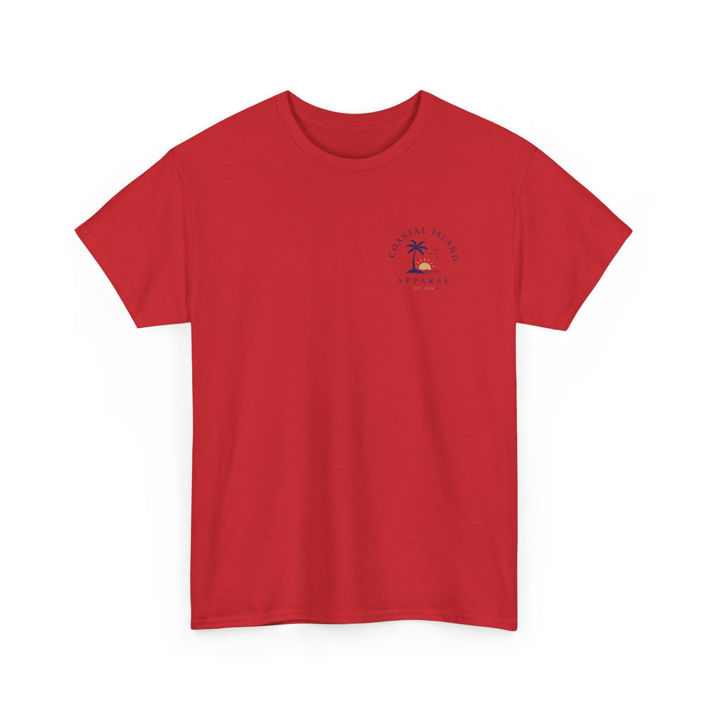 Unisex Heavy Cotton Tee- Guy Fishing
