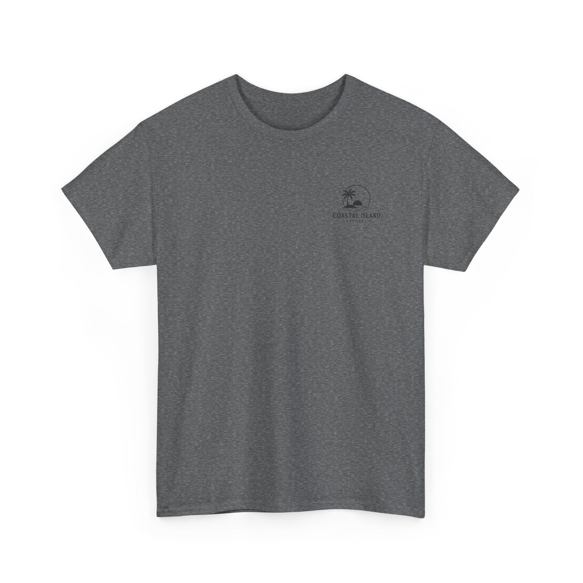 Coastal Island Vintage Car Sunset T-Shirt | Beach Palm Graphic Tee