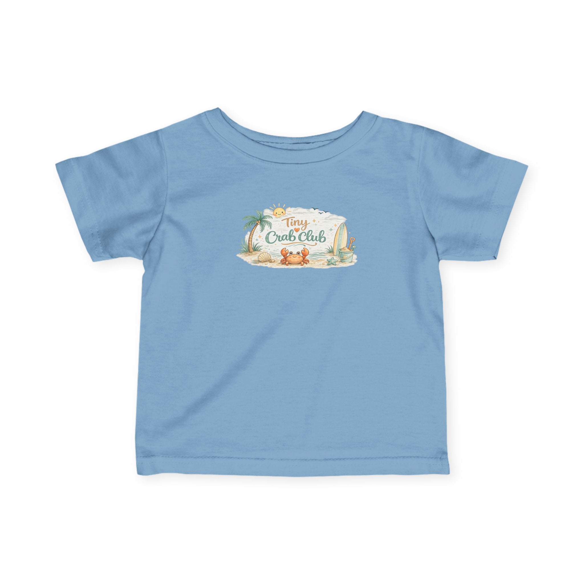 Infant Tee — Tiny Crab Club Beach Baby Shirt