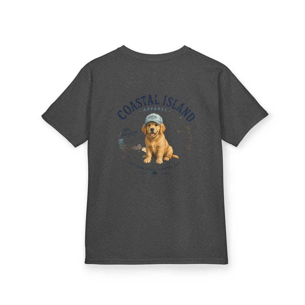Kids T-Shirt — Coastal Island Puppies Graphic Tee