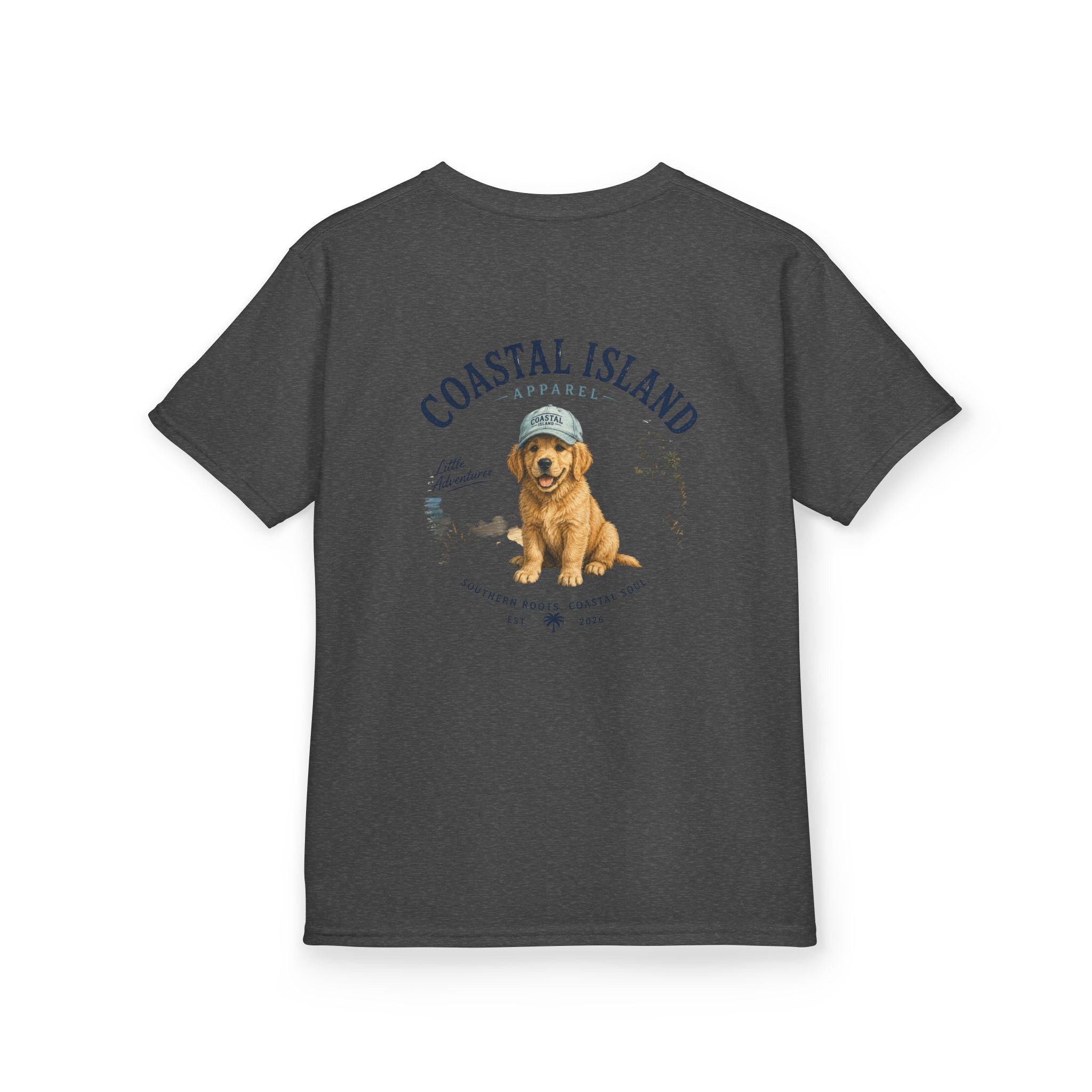 Kids T-Shirt — Coastal Island Puppies Graphic Tee