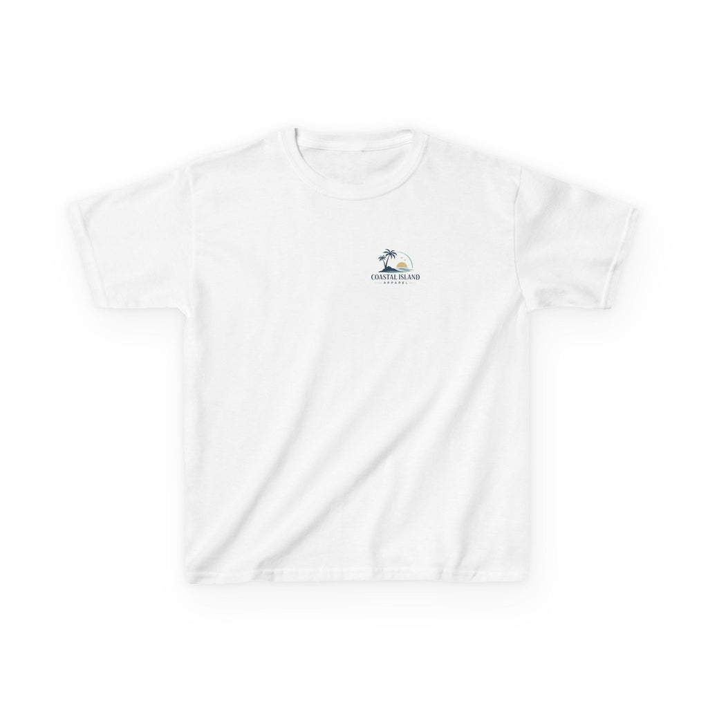 Kids T-Shirt — "Coastal Vibes" Retro Surf Van Tee