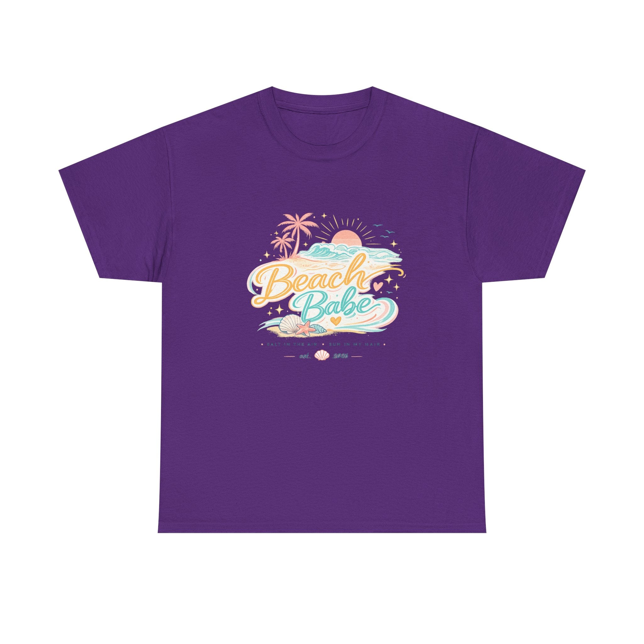 Beach Babe T-Shirt — Pastel Tropical Summer Tee