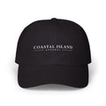 Coastal Island Apparel embroidered logo Dad Cap | white baseball hat