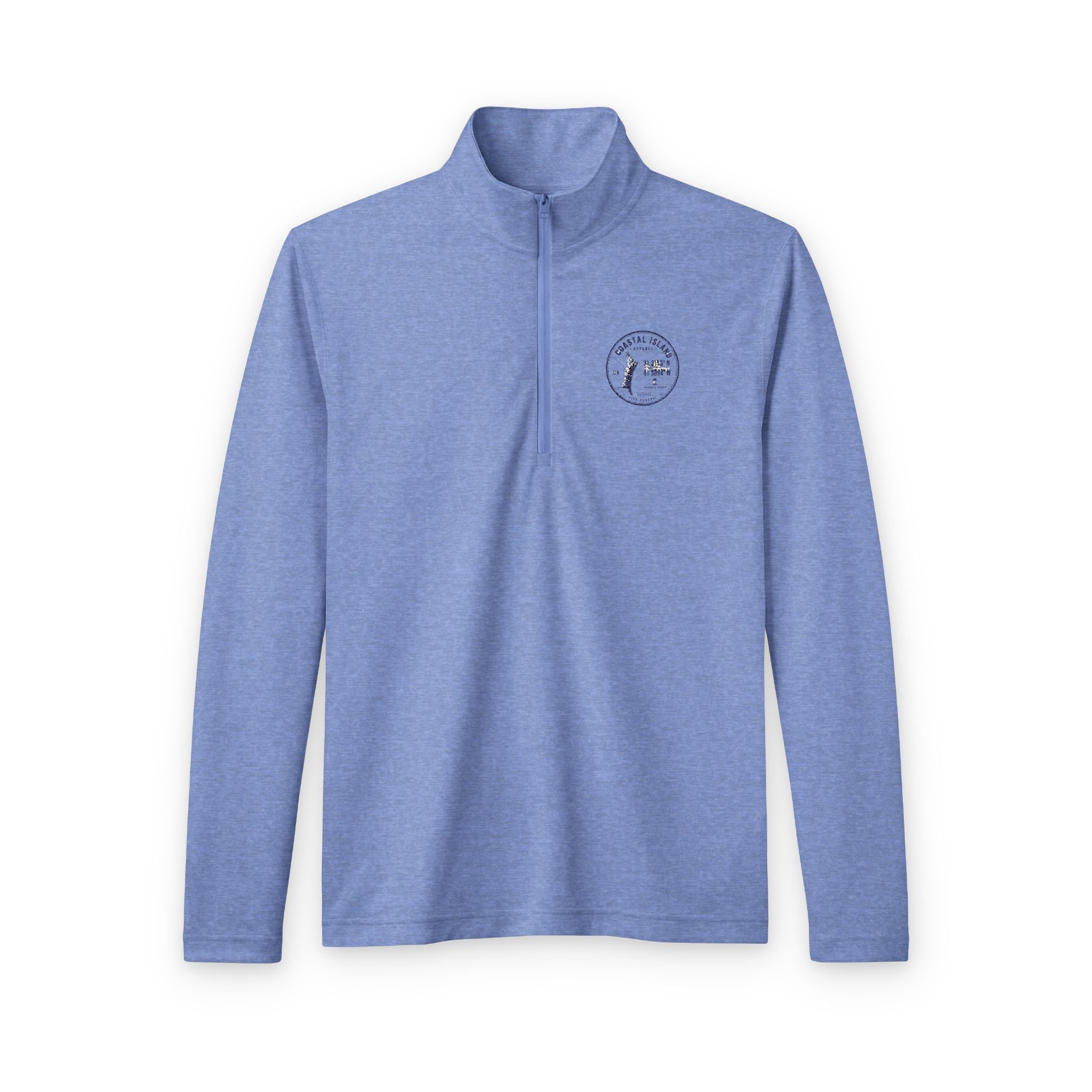 Men's Quarter-Zip Pullover — Compass Logo Performance Top