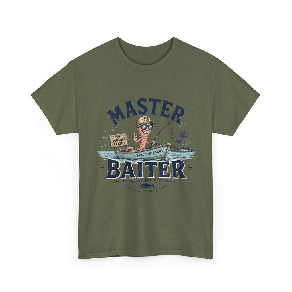 Master Baiter Fishing T-Shirt – Funny Fisherman Graphic Tee