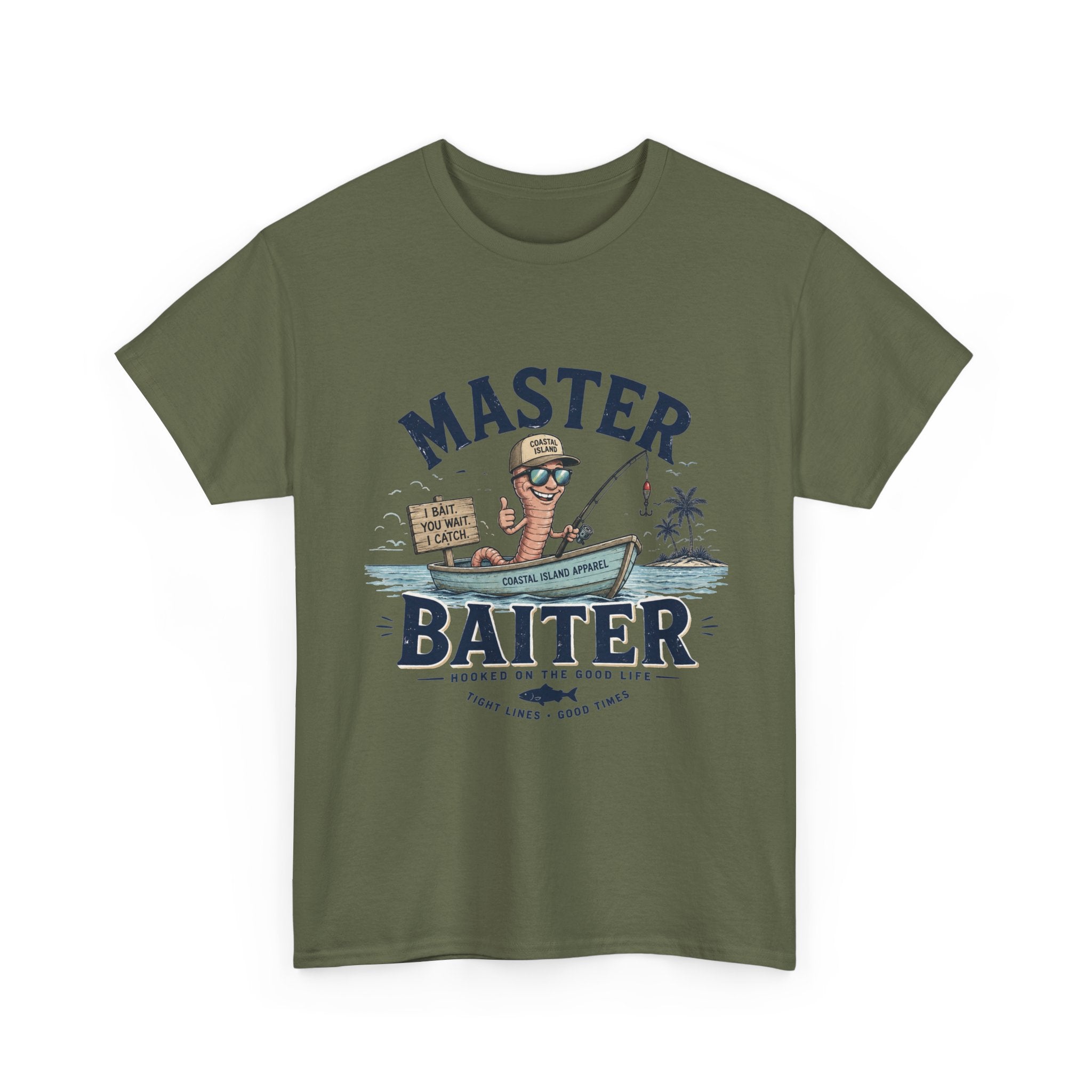 Master Baiter Fishing T-Shirt – Funny Fisherman Graphic Tee