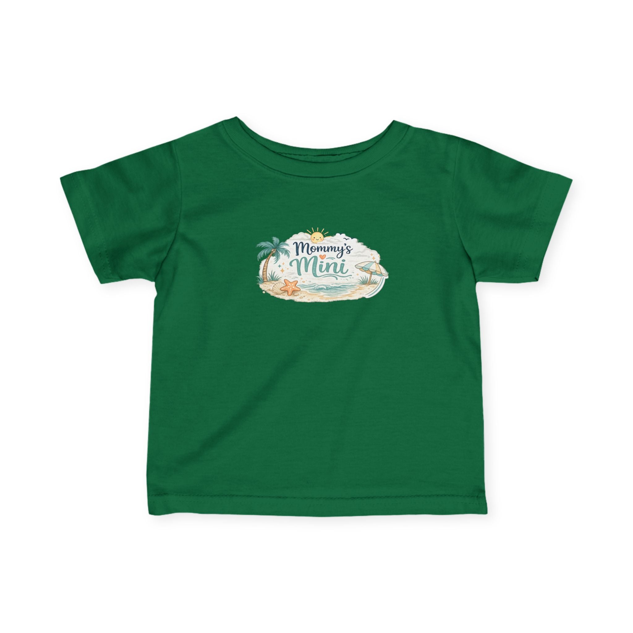 Mommy's Mini Infant Tee – Tropical Beach Baby Shirt