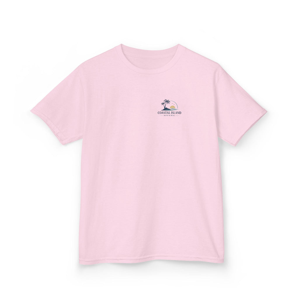 Kids T-Shirt — "Coastal Vibes" Retro Surf Van Tee