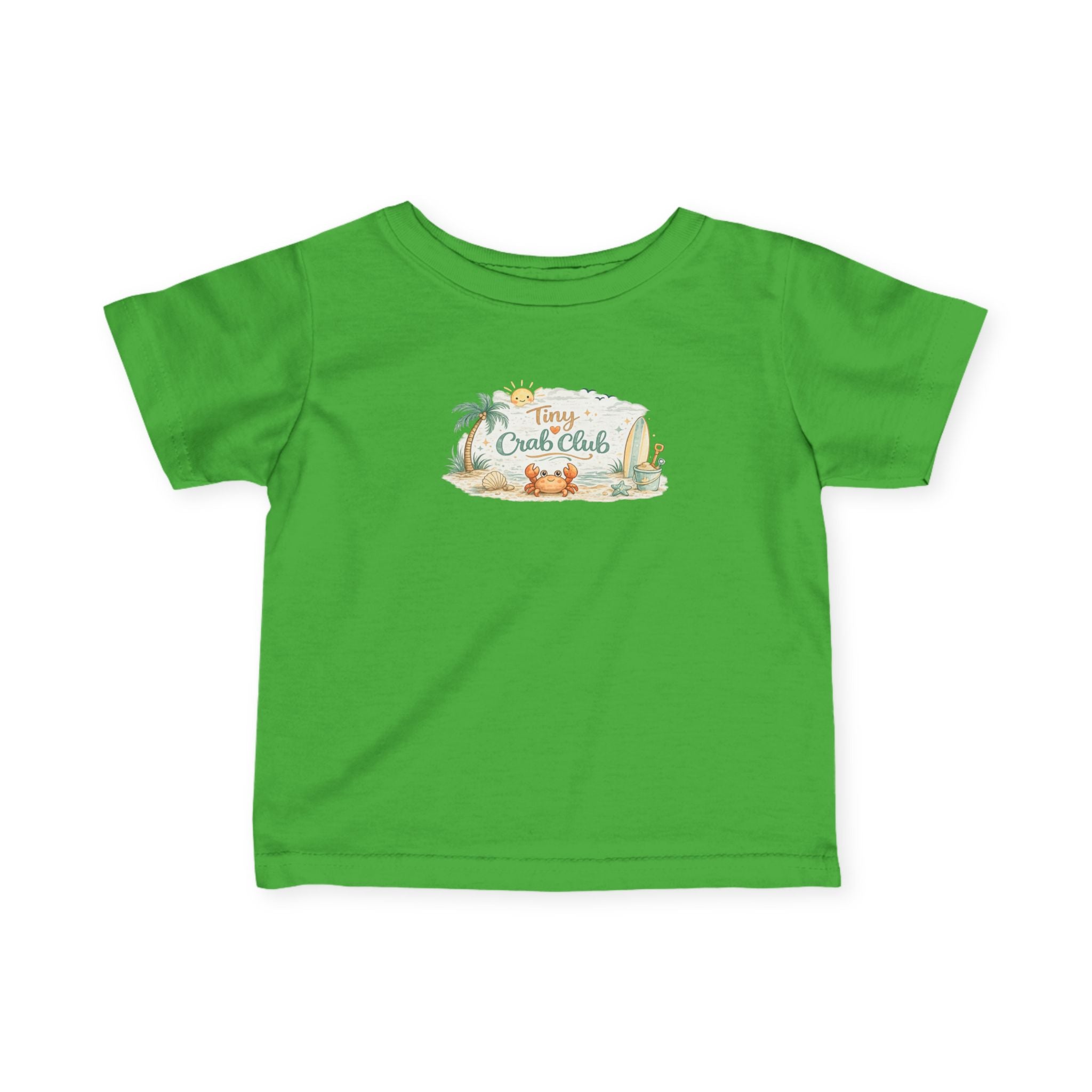Infant Tee — Tiny Crab Club Beach Baby Shirt