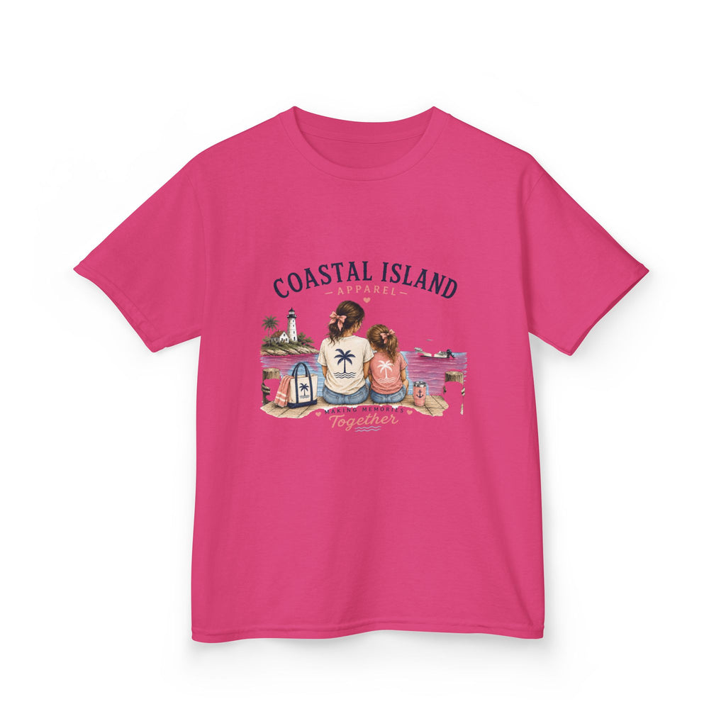Coastal Island Kids Tee – Mom and Daughter Beach Graphic Shirt