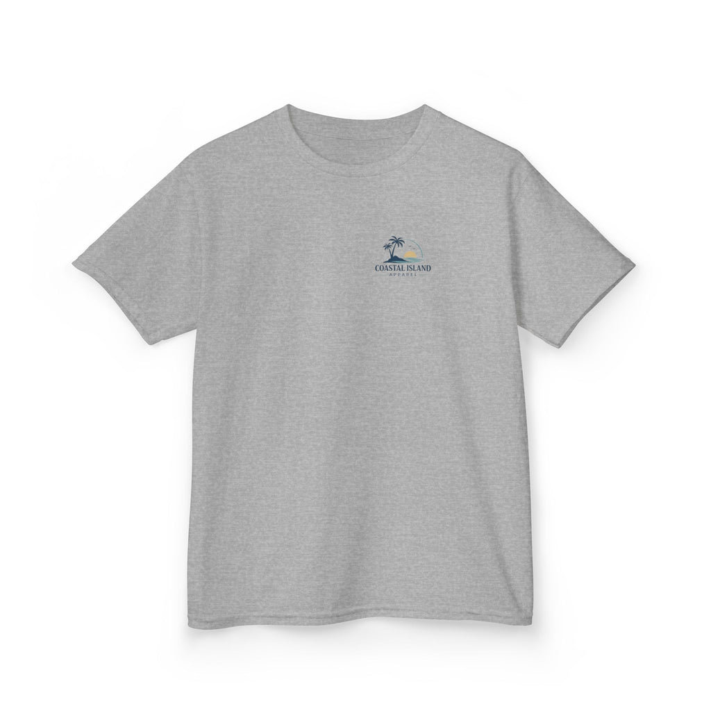 Kids T-Shirt — "Coastal Vibes" Retro Surf Van Tee