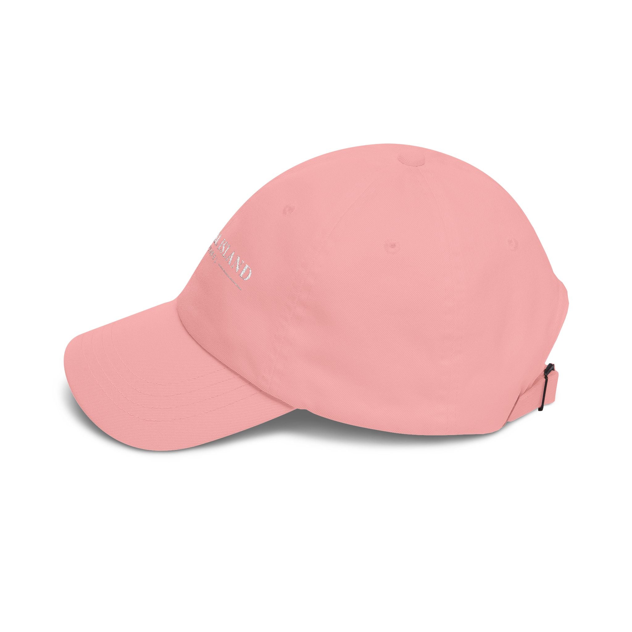 Coastal Island Apparel embroidered logo Dad Cap | white baseball hat