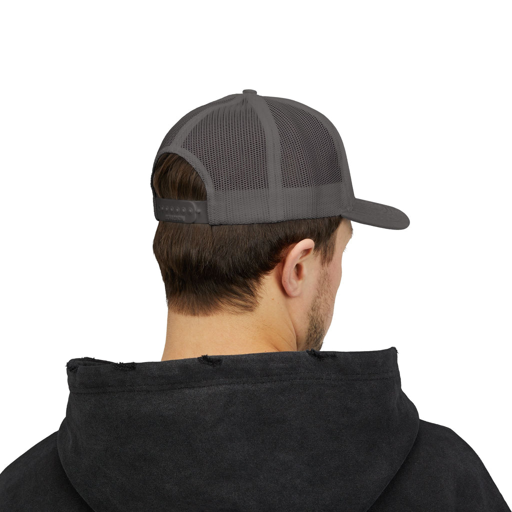 Coastal Island Trucker Cap — Vintage Duck Logo Snapback Hat