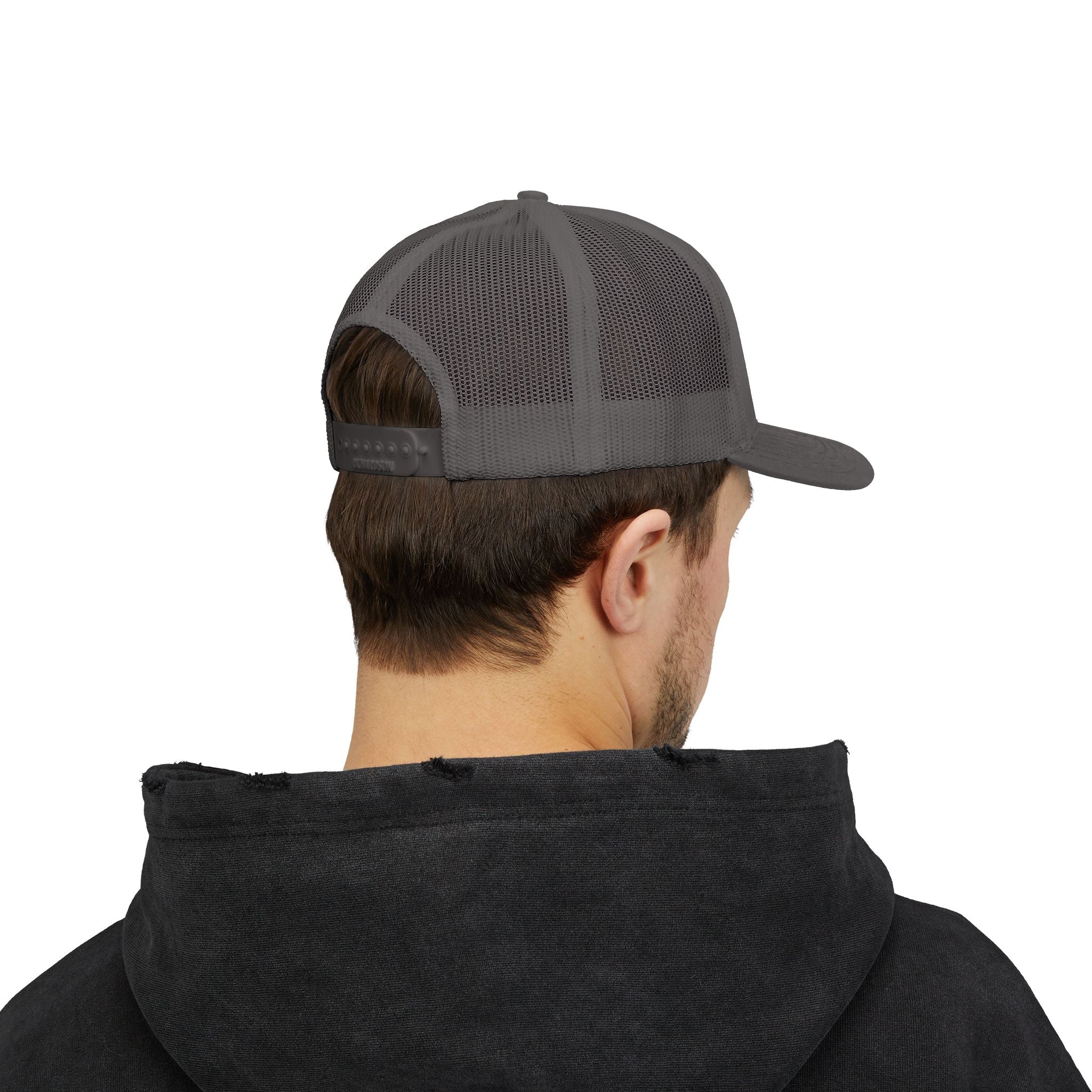 Coastal Island Trucker Cap — Vintage Duck Logo Snapback Hat