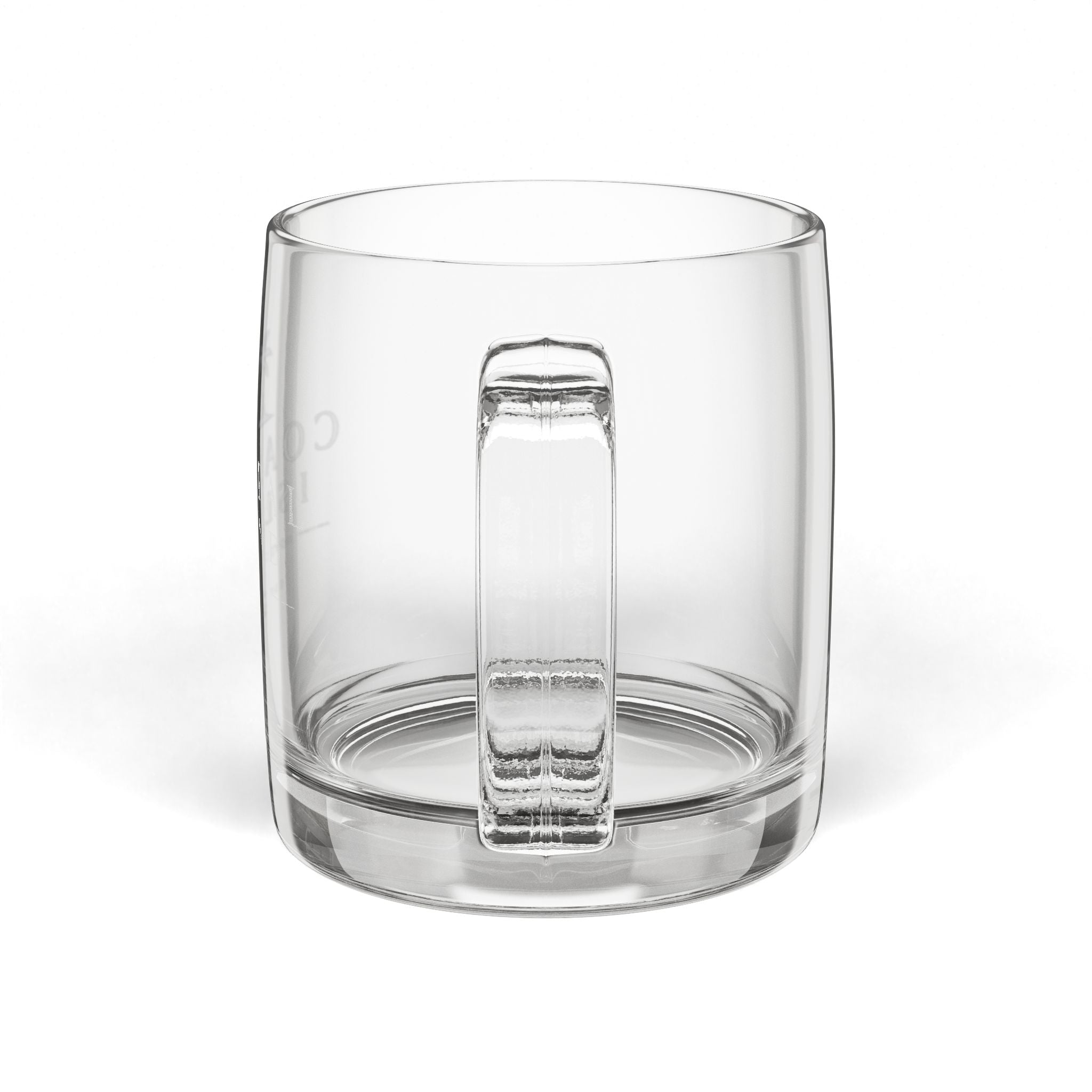 Glass Coffee Mug, 12.25oz (Engraving)