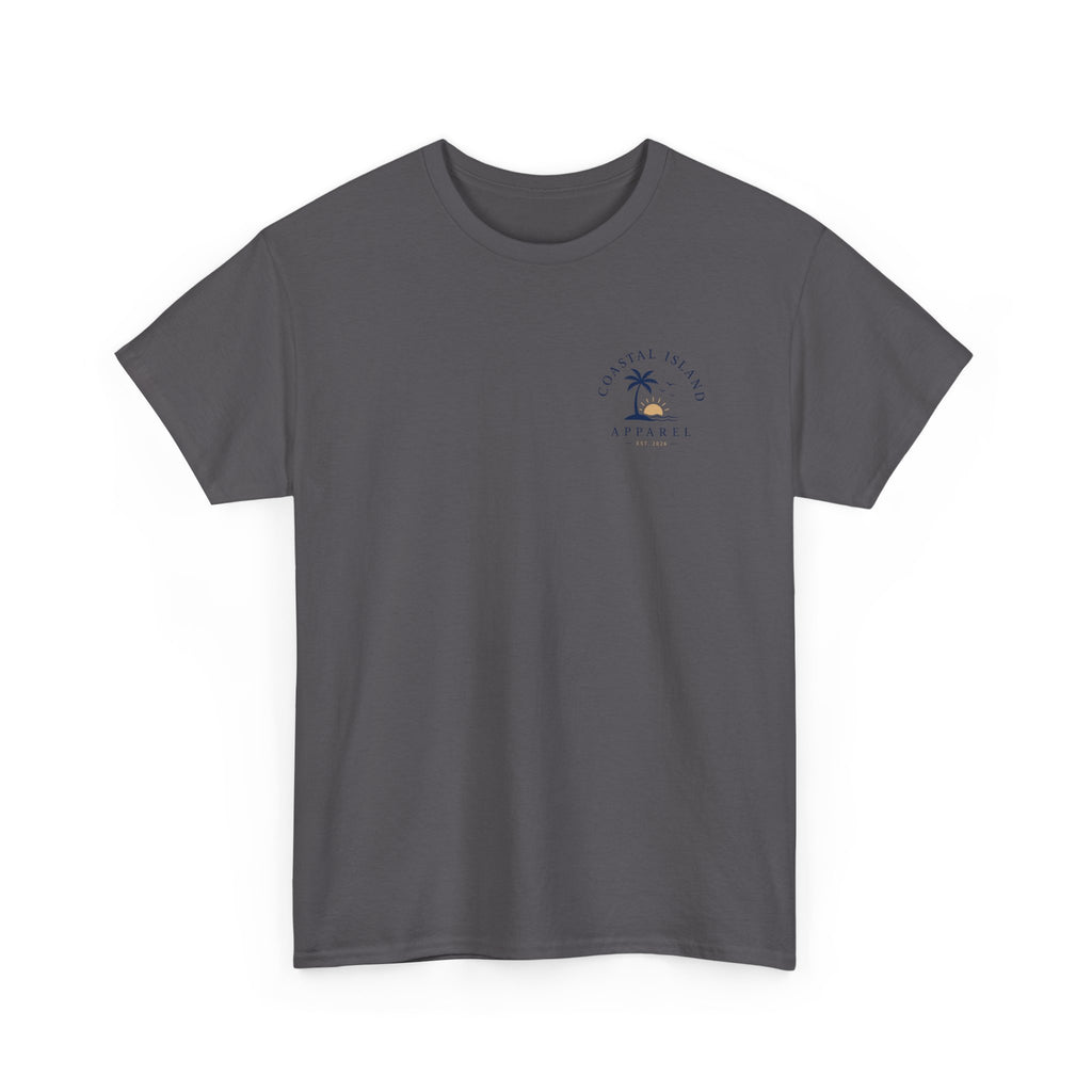 Unisex Heavy Cotton Tee- Guy Fishing