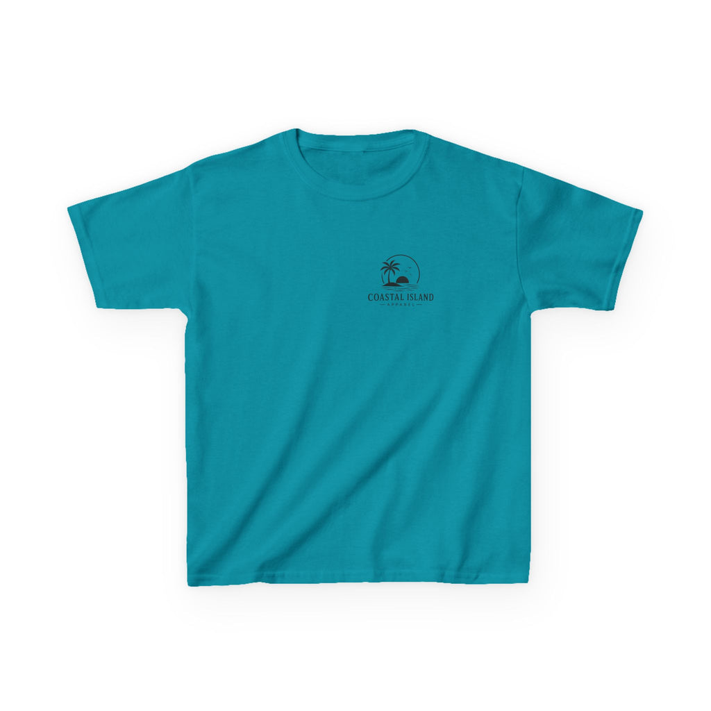 Coastal Kid Kids Tee — Vintage Sea Turtle Beach Shirt