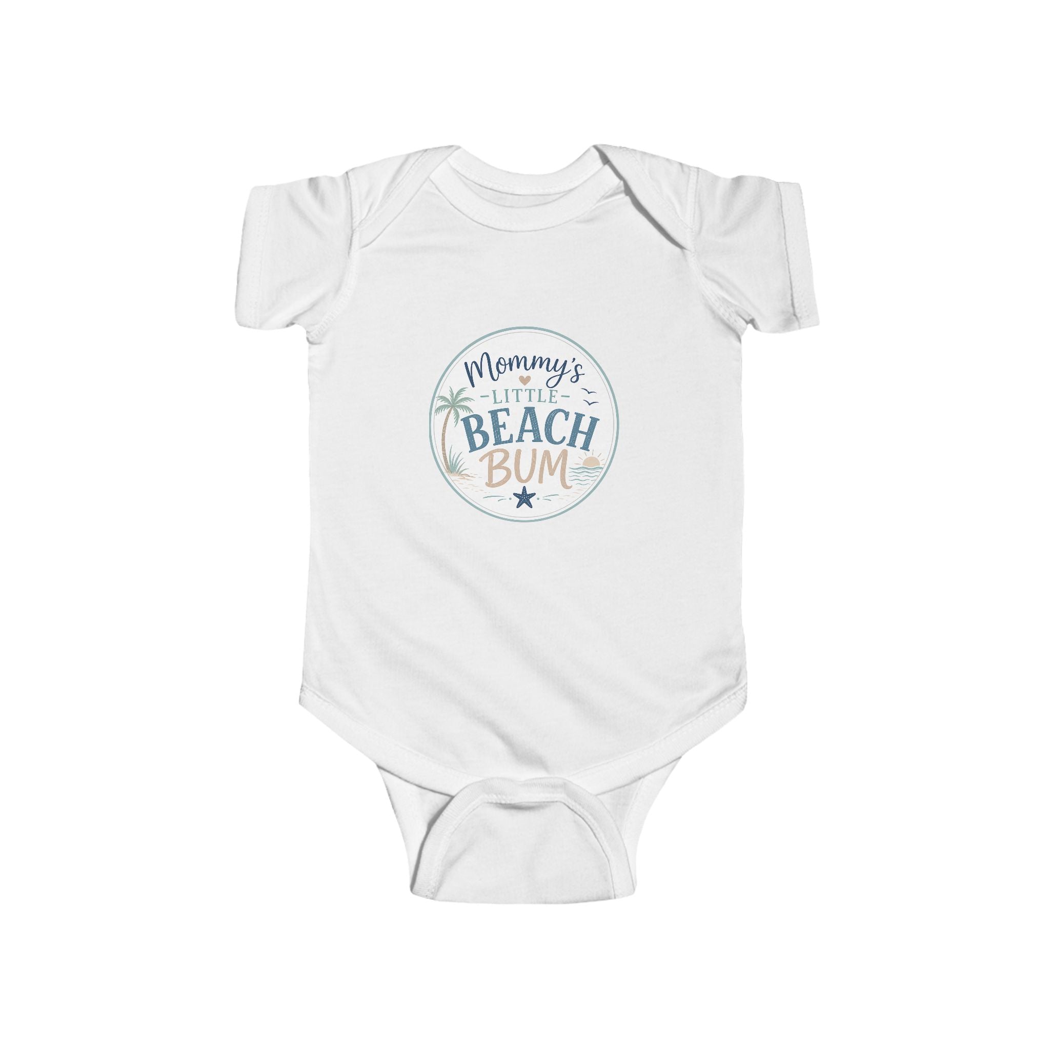 Infant Bodysuit — "Mommy's Little Beach Bum" Baby Onesie