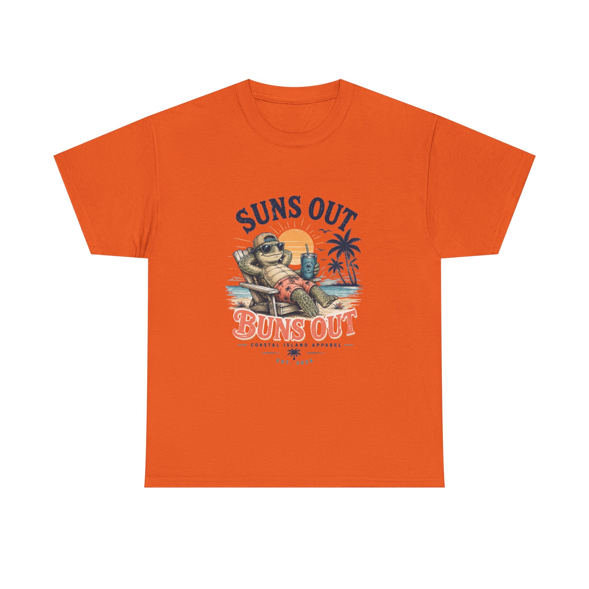 T-Shirt — "Suns Out Buns Out" Beach Graphic Tee