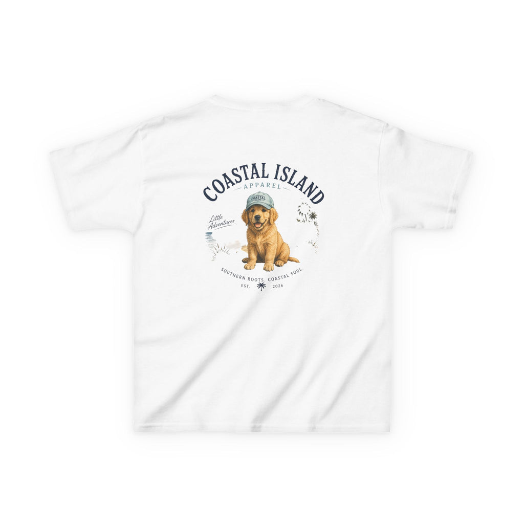 Kids T-Shirt — Coastal Island Puppies Graphic Tee