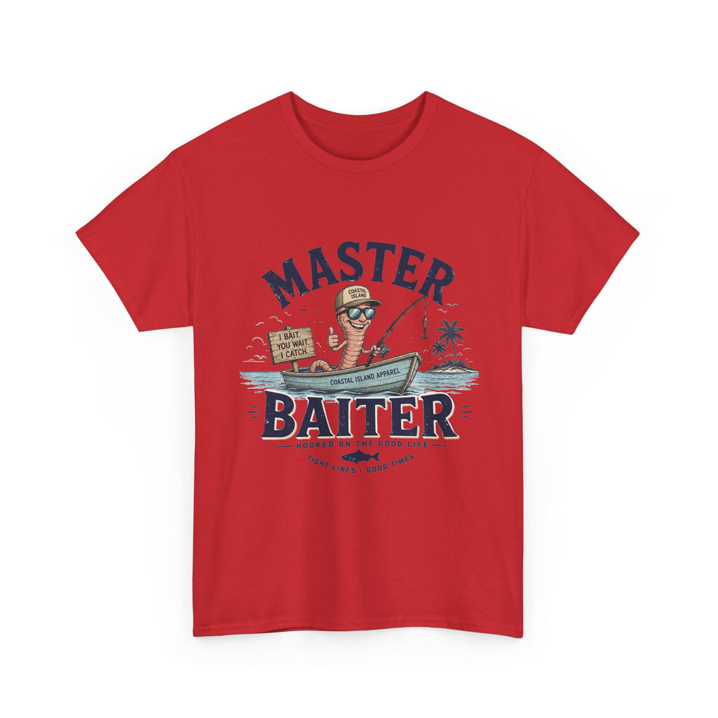 Master Baiter Fishing T-Shirt – Funny Fisherman Graphic Tee