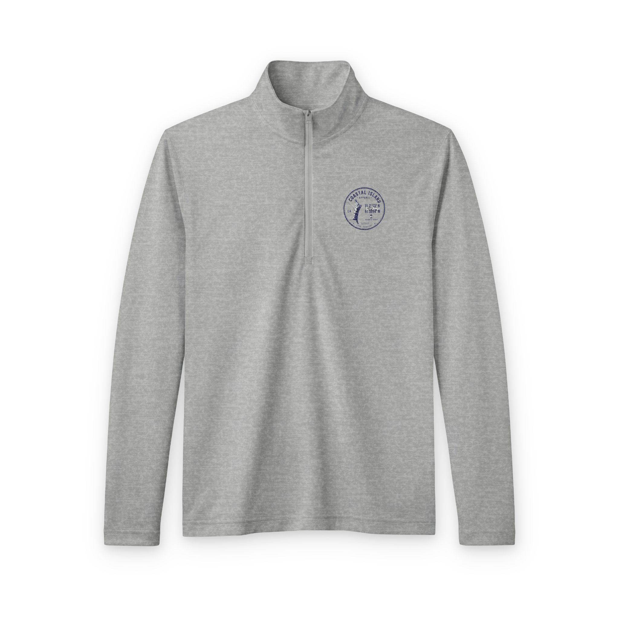 Men's Quarter-Zip Pullover — Compass Logo Performance Top