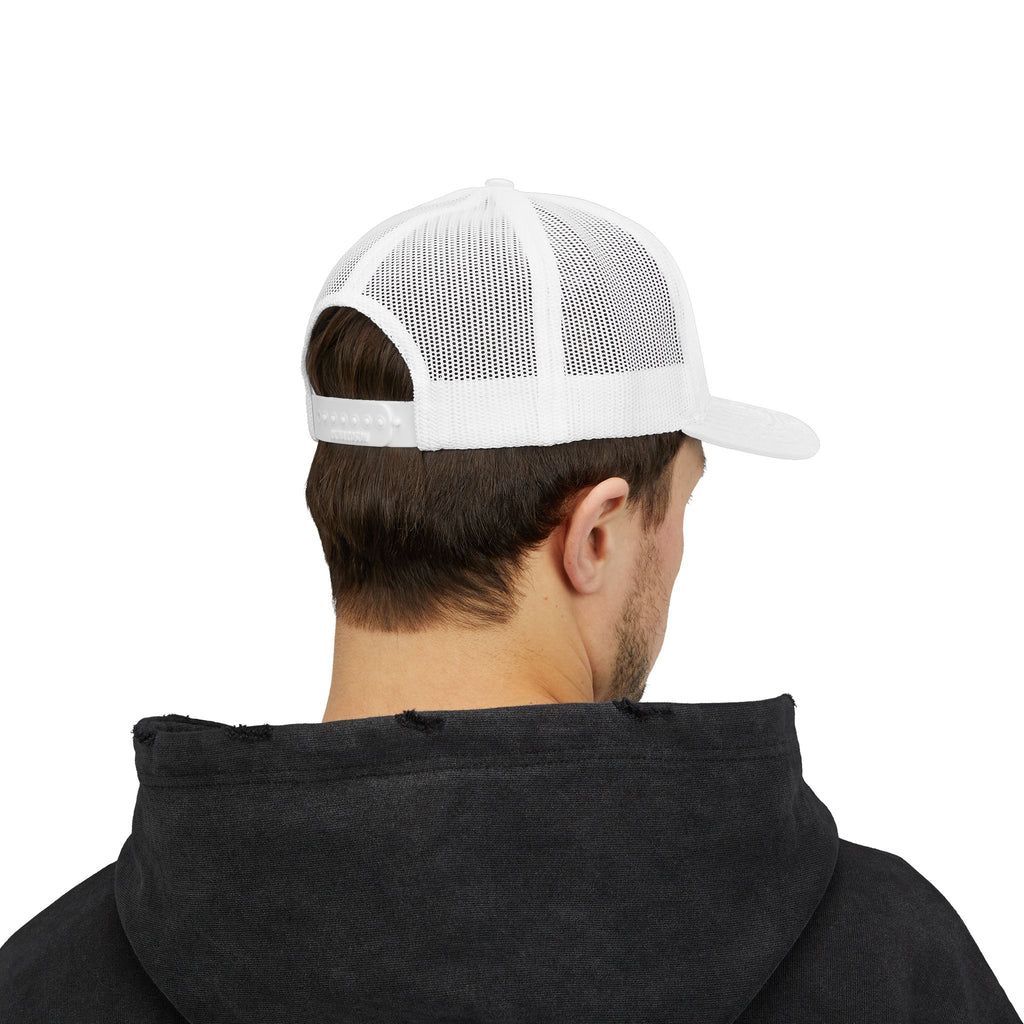 Coastal Island Trucker Cap — Vintage Duck Logo Snapback Hat