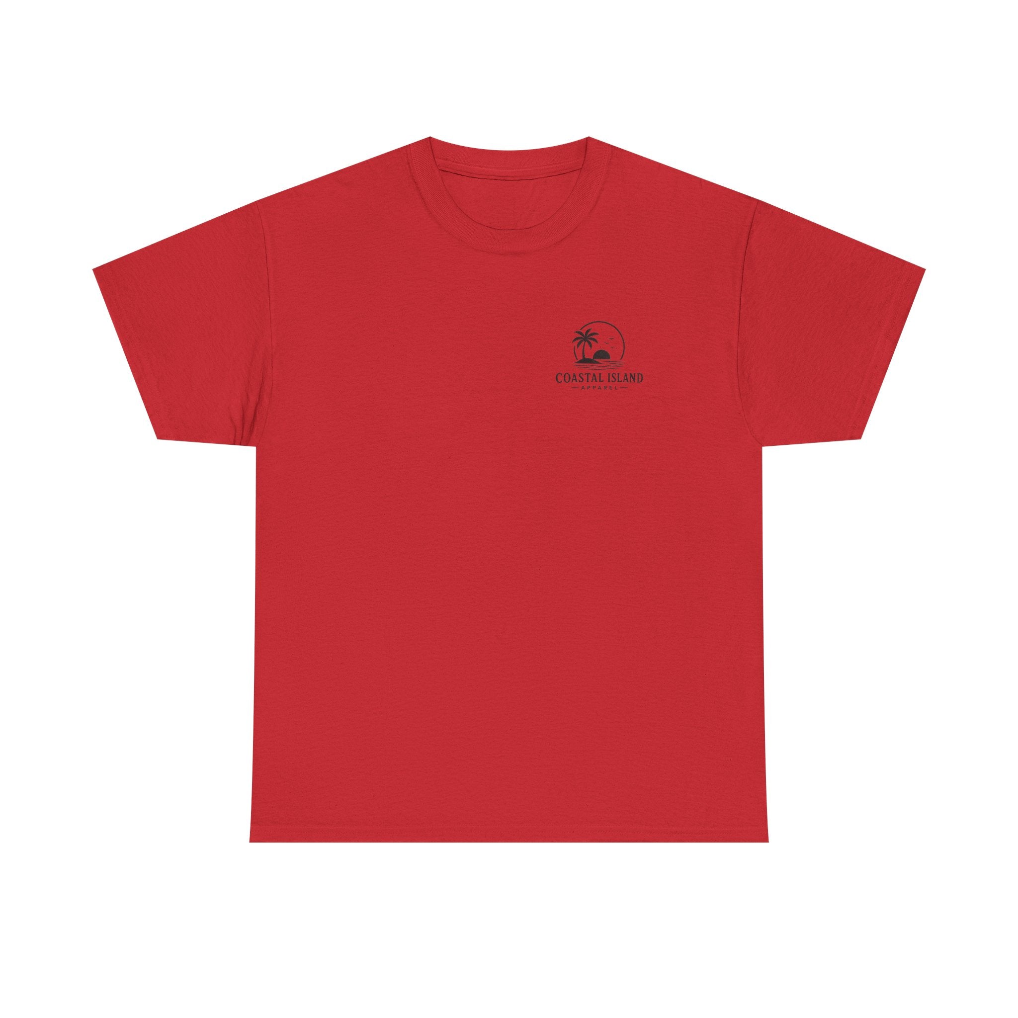 Coastal Vibes Tee — 'Coastal Island' Palm Logo T‑Shirt