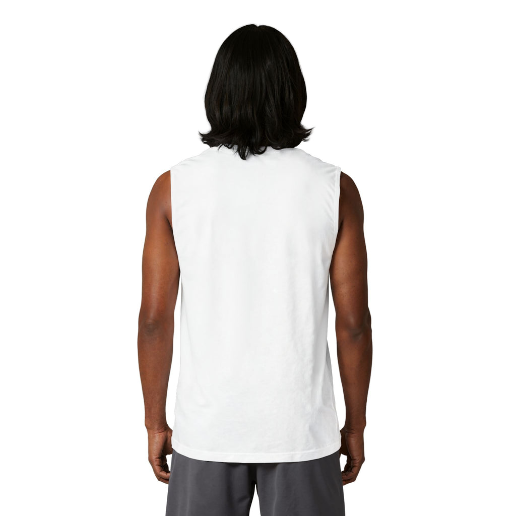 Coastal Island Muscle Tank — Minimal Beach Logo Tank Top