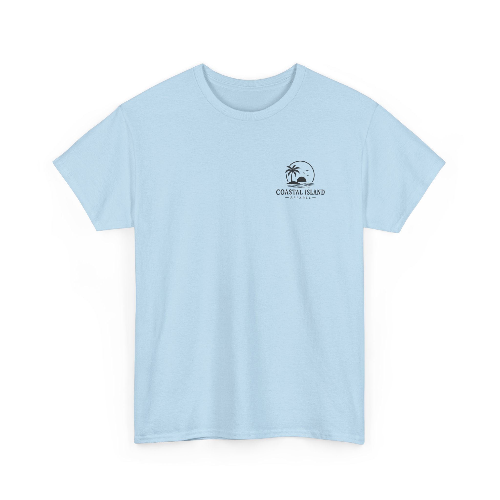 Coastal Vibes Tee — 'Coastal Island' Palm Logo T‑Shirt
