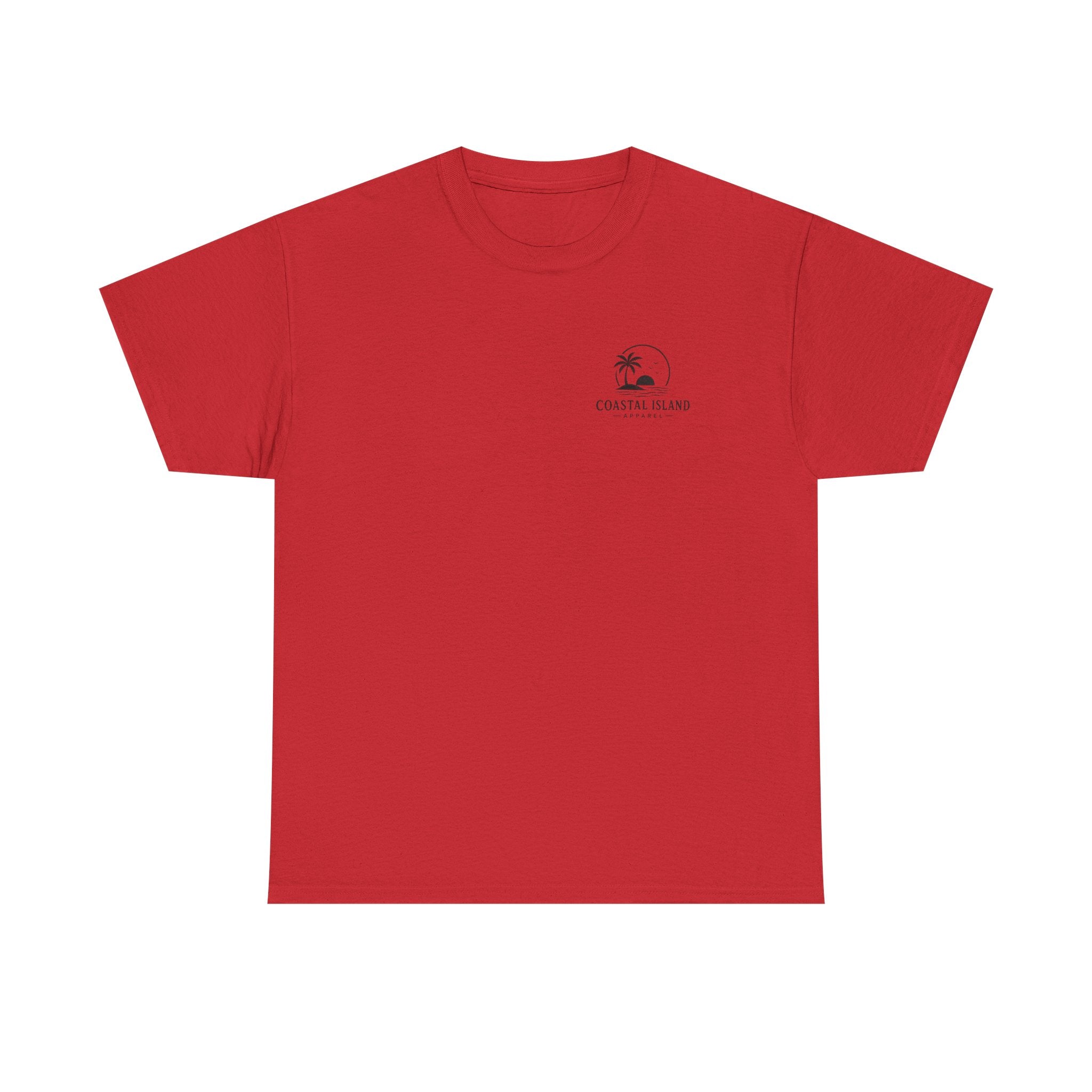 Coastal Vibes Tee — 'Coastal Island' Palm Logo T‑Shirt
