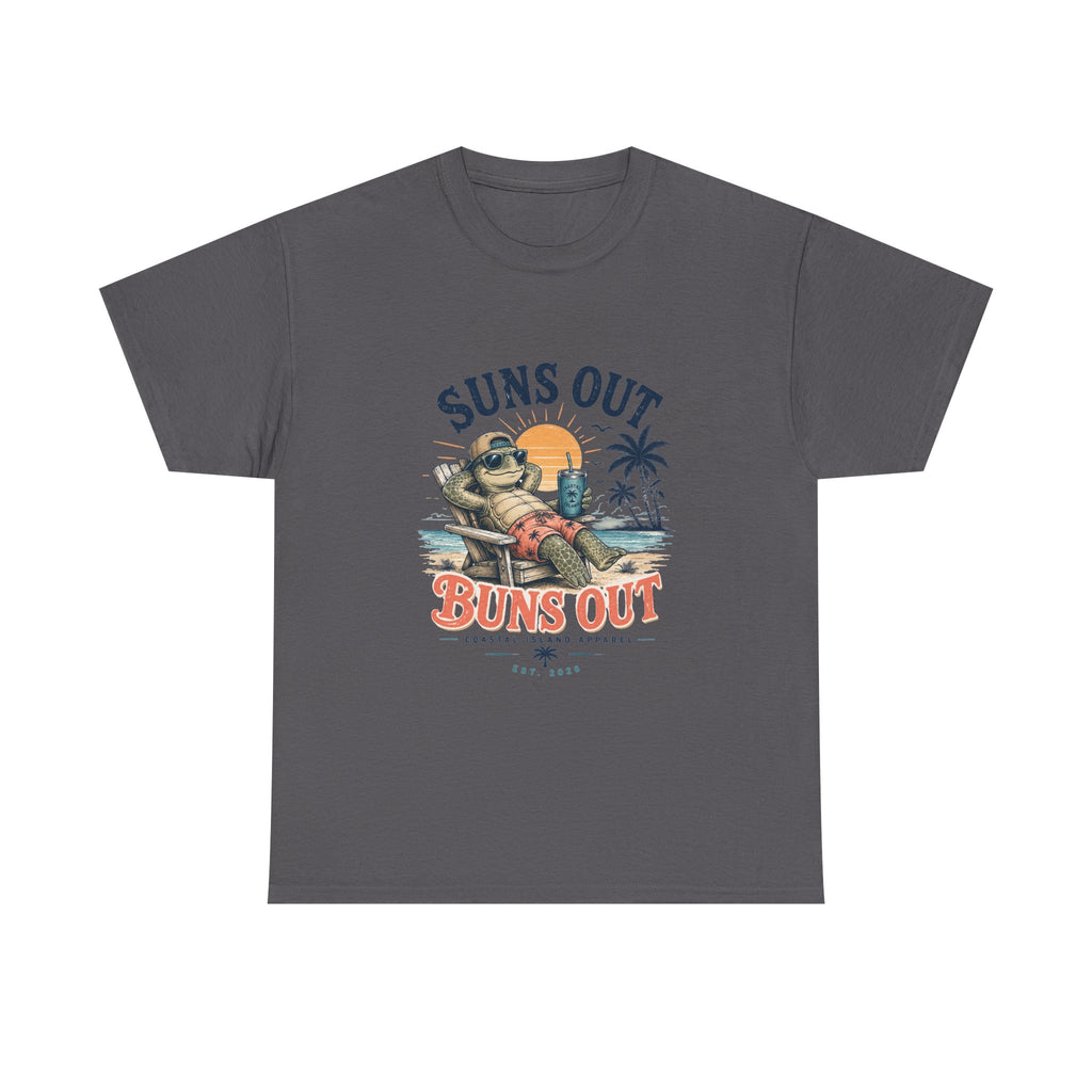 T-Shirt — "Suns Out Buns Out" Beach Graphic Tee