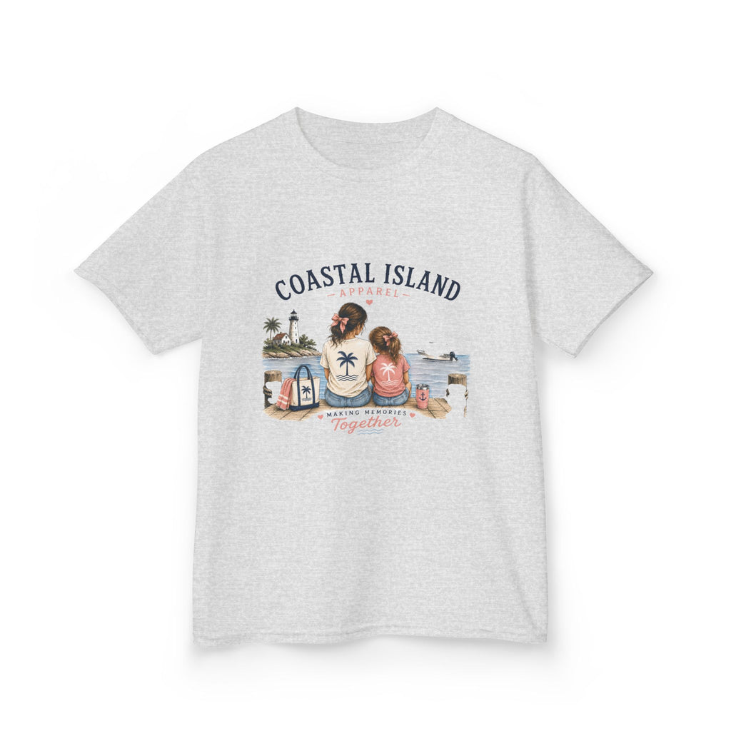 Coastal Island Kids Tee – Mom and Daughter Beach Graphic Shirt