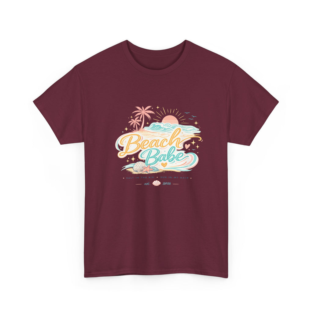 Beach Babe T-Shirt — Pastel Tropical Summer Tee