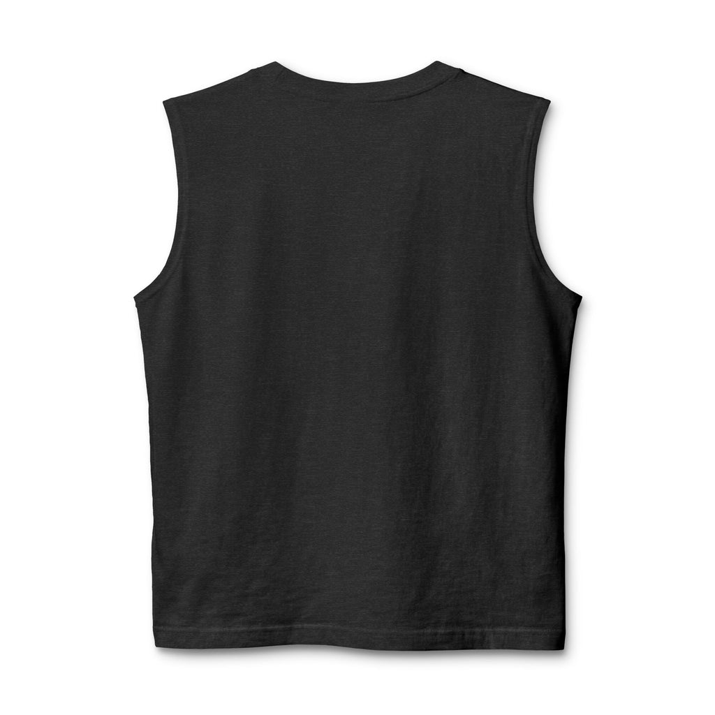 Coastal Island Muscle Tank — Minimal Beach Logo Tank Top
