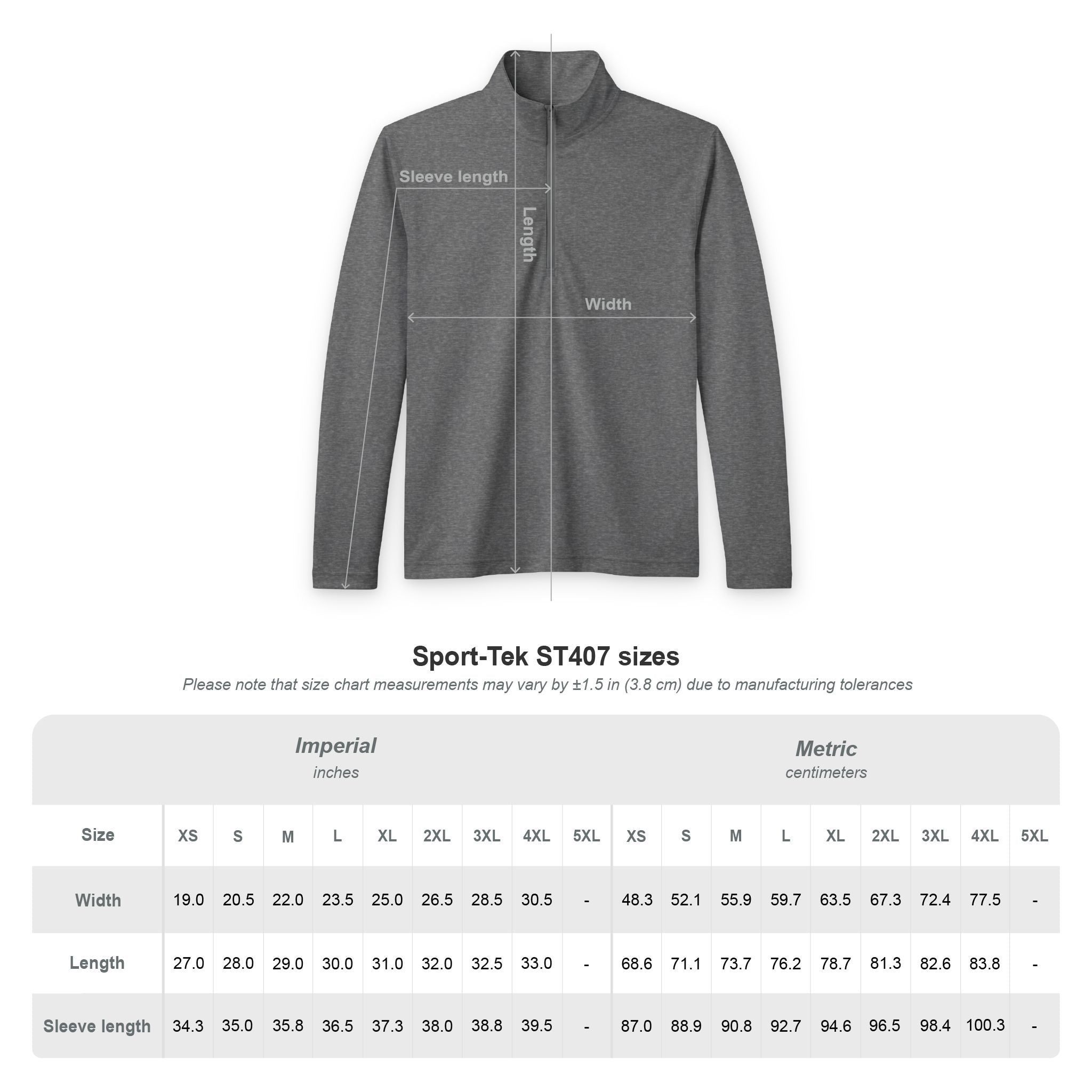 Men's Quarter-Zip Pullover — Compass Logo Performance Top