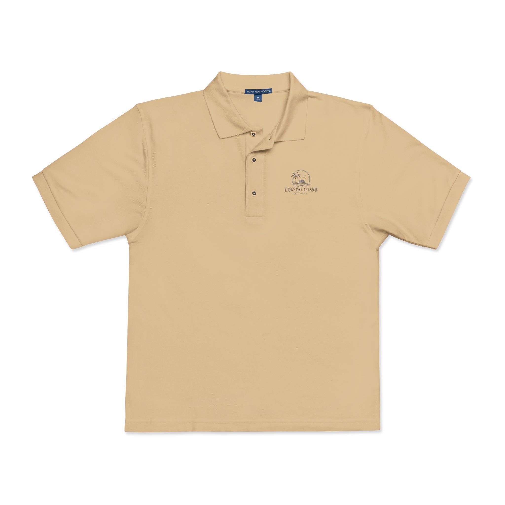 Embroidered Floral Polo Shirt — Subtle Chest Bloom Logo