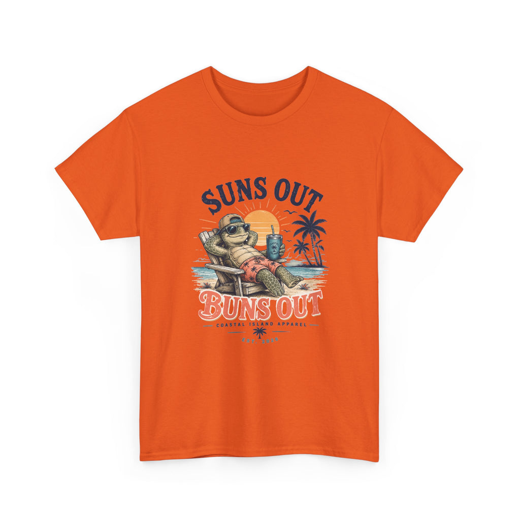 T-Shirt — "Suns Out Buns Out" Beach Graphic Tee