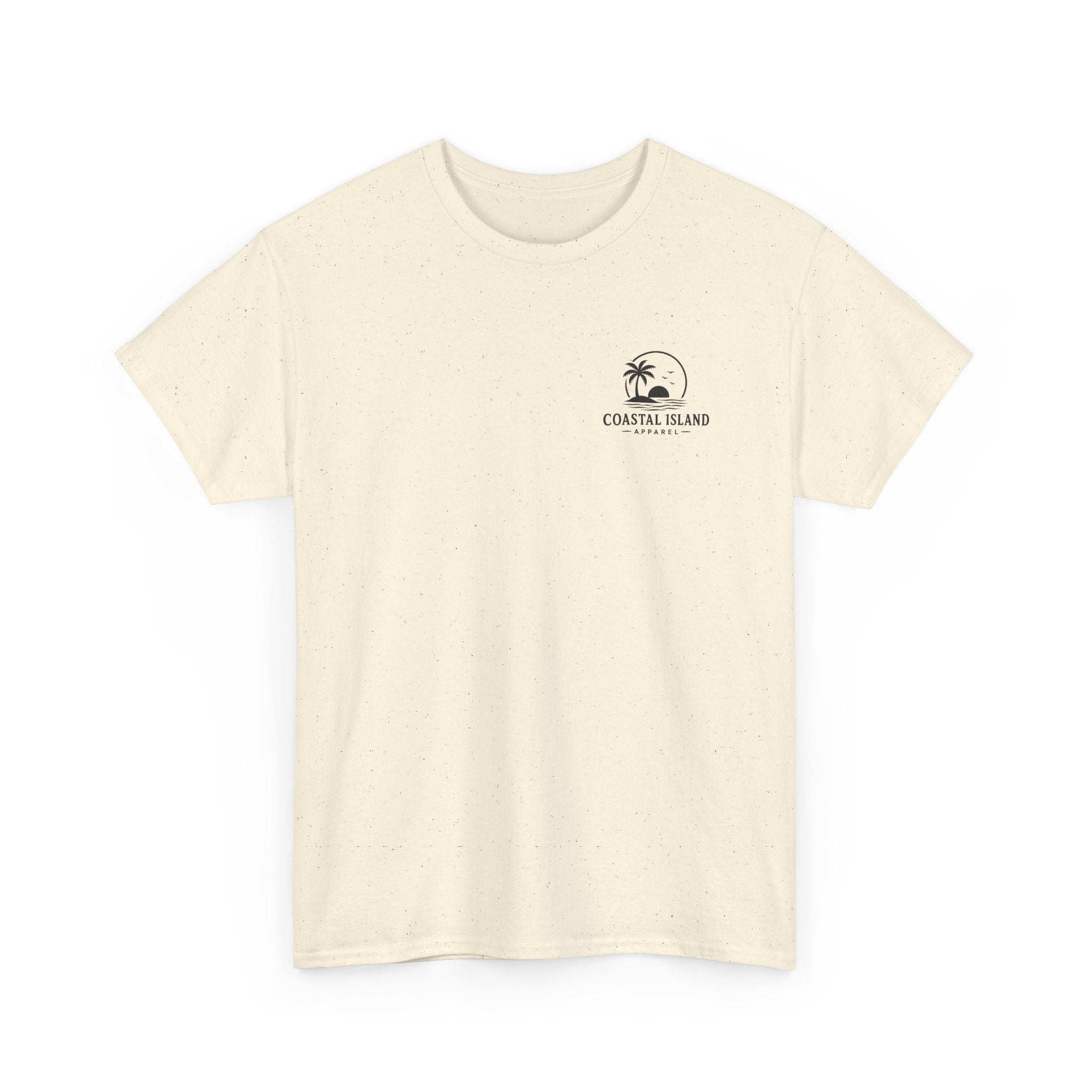 Coastal Vibes Tee — 'Coastal Island' Palm Logo T‑Shirt
