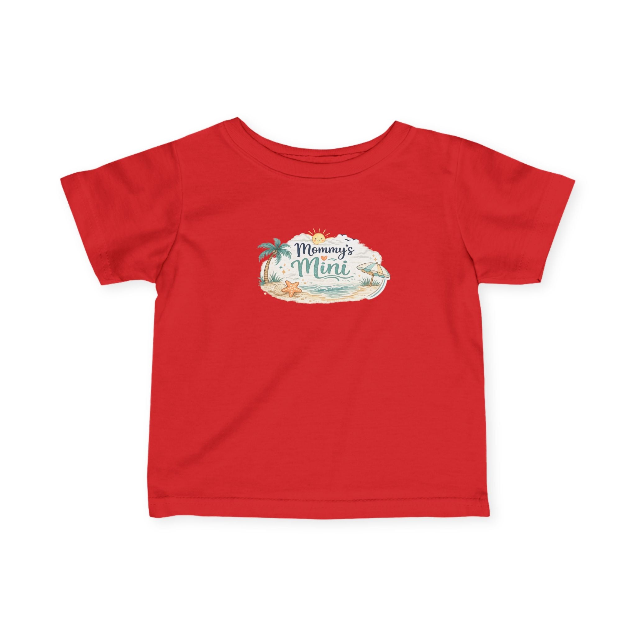 Mommy's Mini Infant Tee – Tropical Beach Baby Shirt