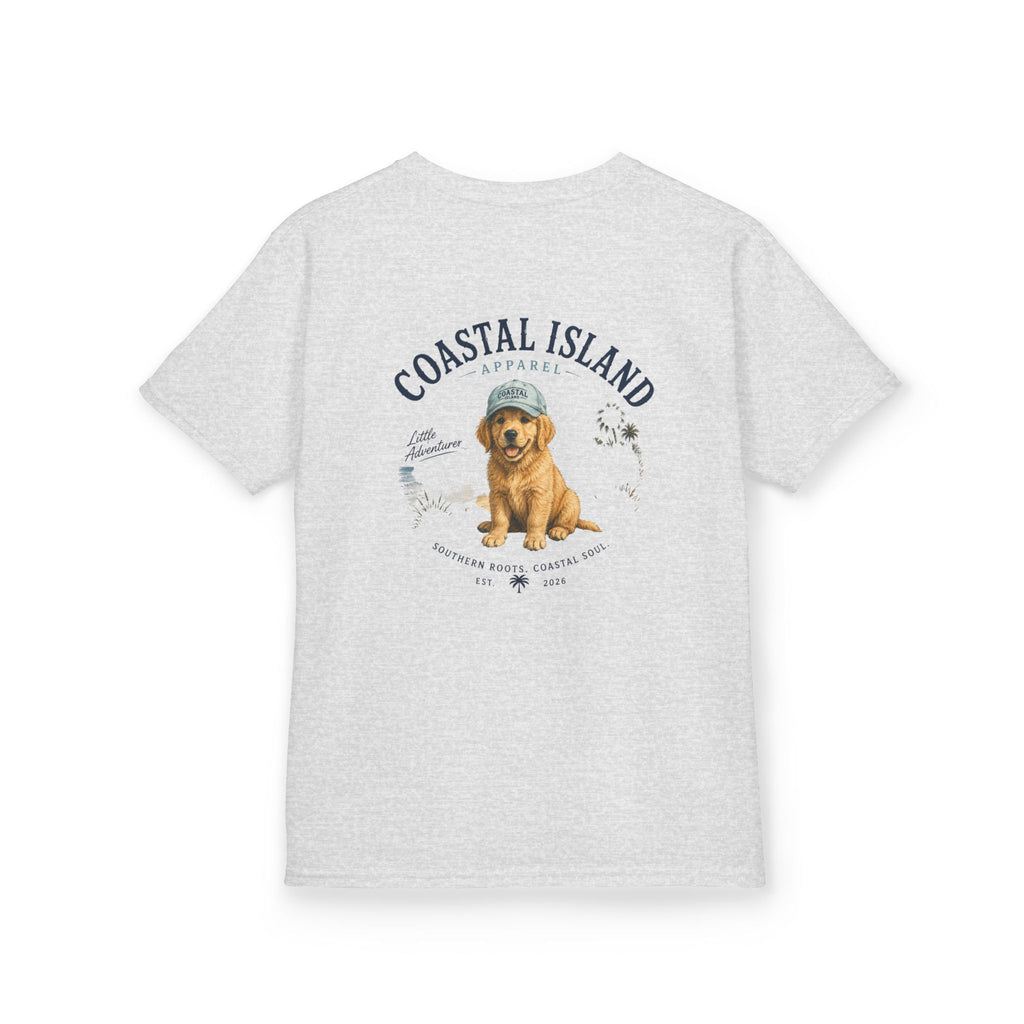 Kids T-Shirt — Coastal Island Puppies Graphic Tee