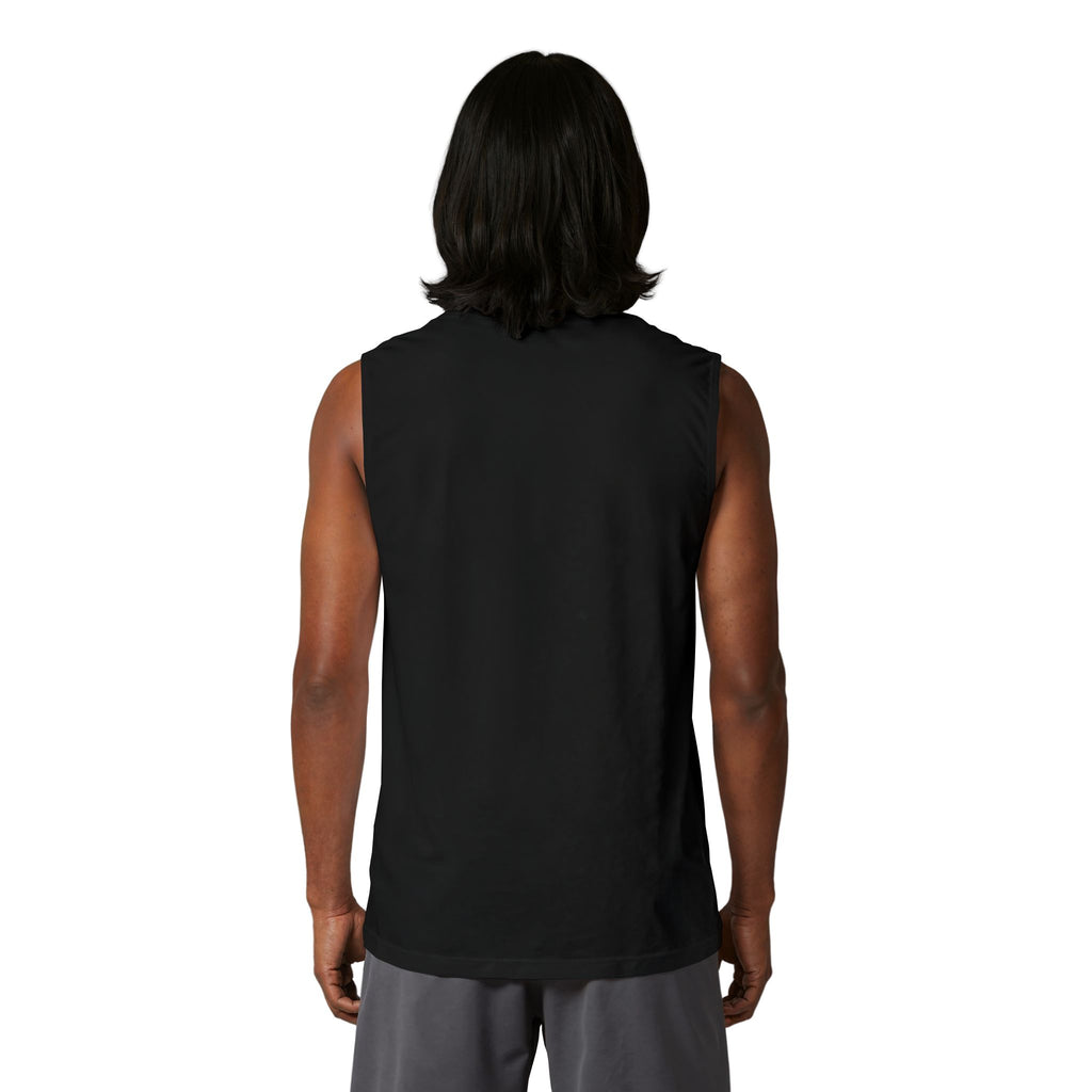 Coastal Island Muscle Tank — Minimal Beach Logo Tank Top
