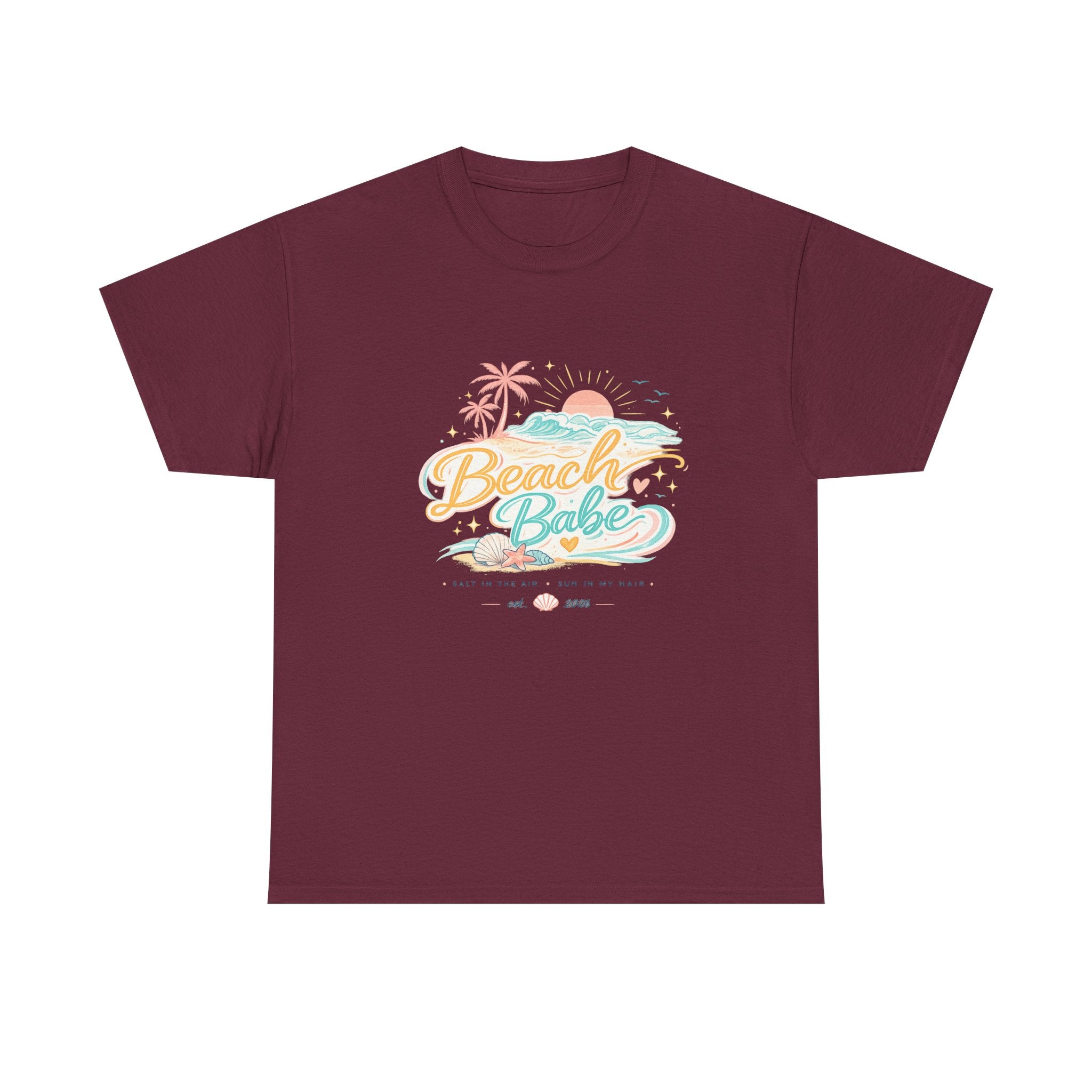 Beach Babe T-Shirt — Pastel Tropical Summer Tee
