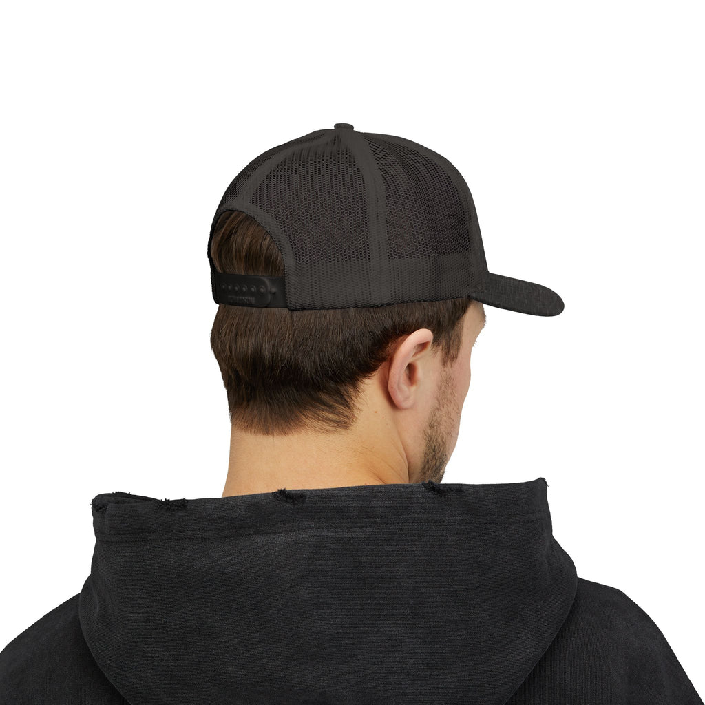Coastal Island Trucker Cap — Vintage Duck Logo Snapback Hat