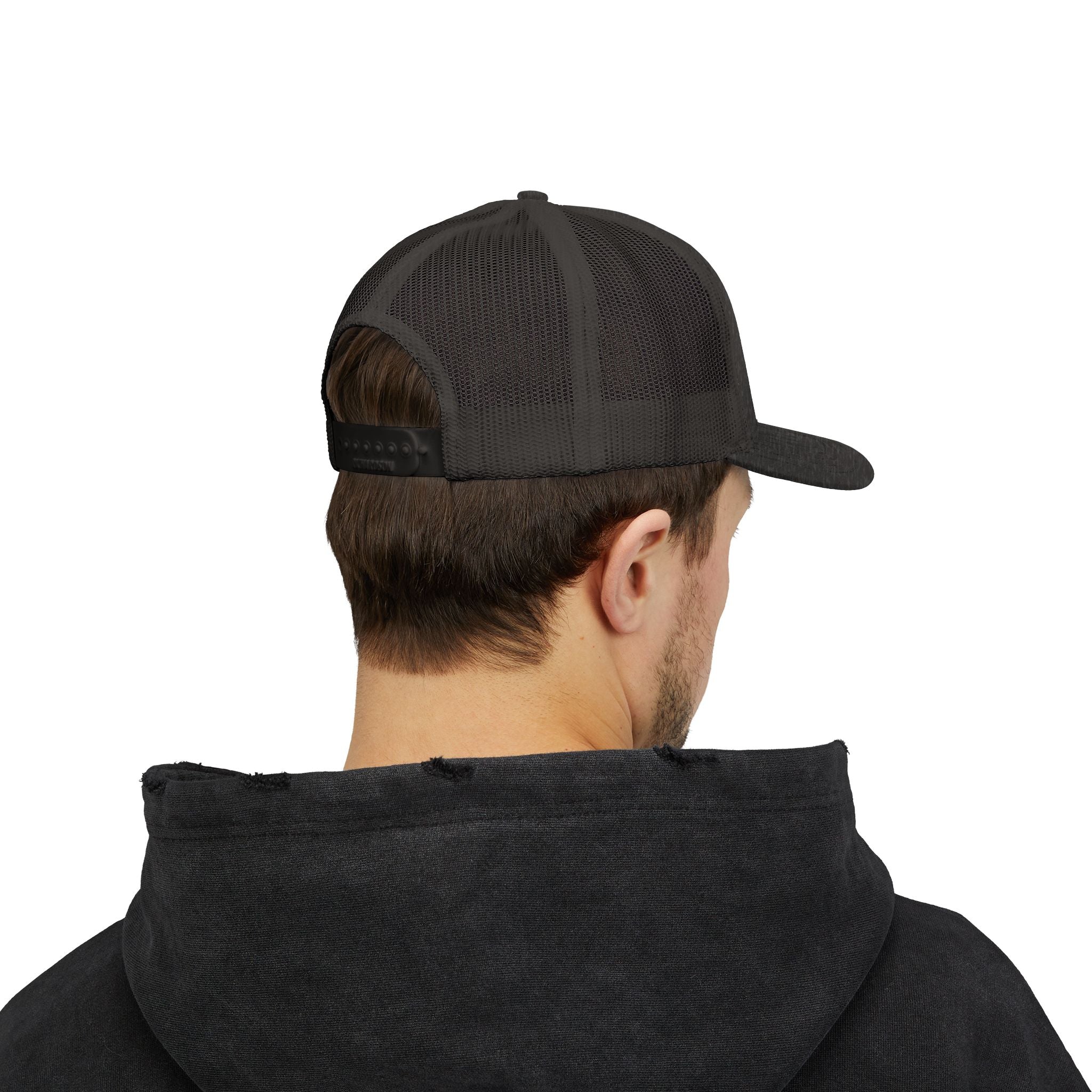 Coastal Island Trucker Cap — Vintage Duck Logo Snapback Hat