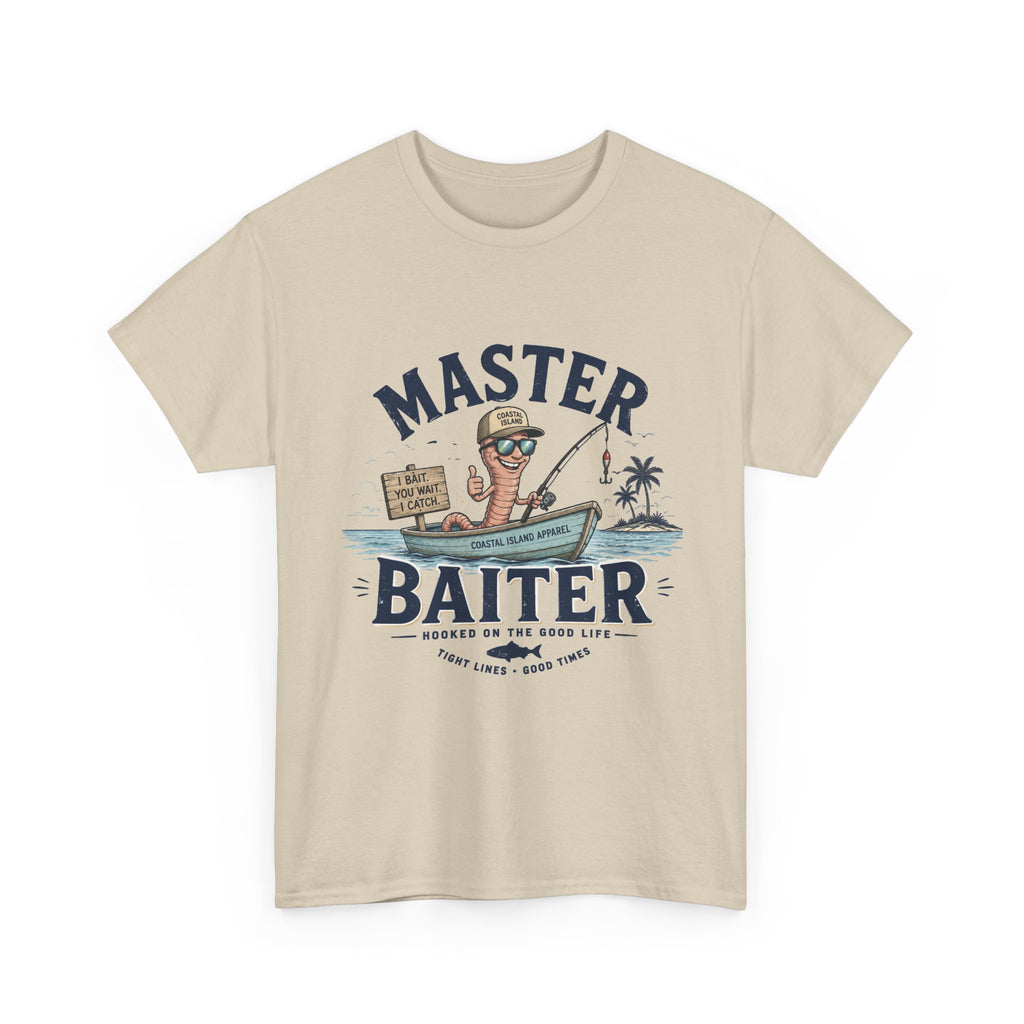 Master Baiter Fishing T-Shirt – Funny Fisherman Graphic Tee