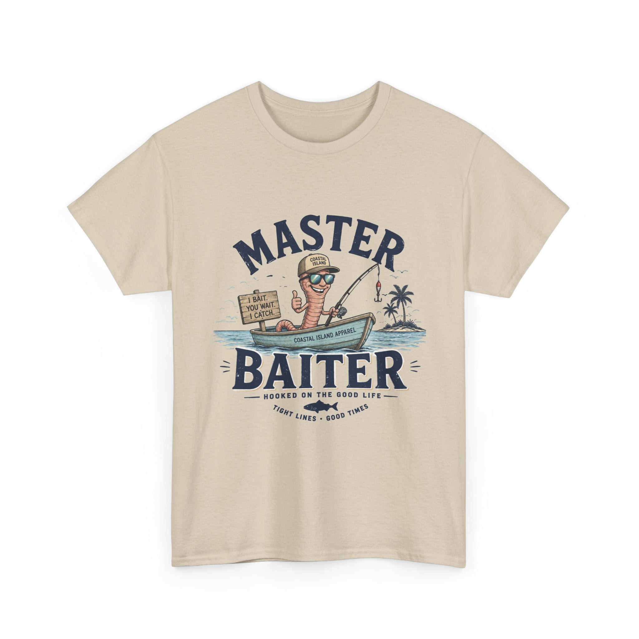 Master Baiter Fishing T-Shirt – Funny Fisherman Graphic Tee